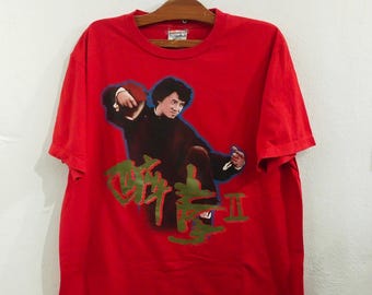 Camiseta vintage de Jackie Chan “El maestro borracho II”