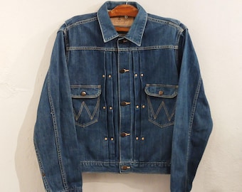 Vintage Wrangler Blue Bell Jacket 1950s | Pleated Sanforized