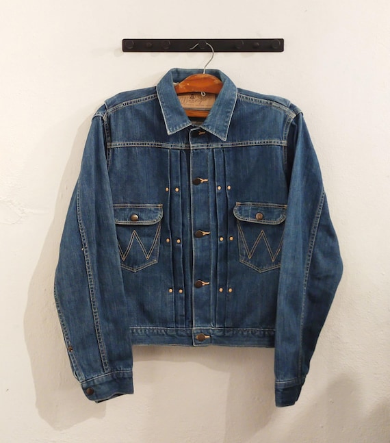 【希少】Wrangler Blue Bell デニムジャケット スウィングトップ Vintage 90s Wrangler Blue Bell Lot 111MJ Selvedge Denim Jacket