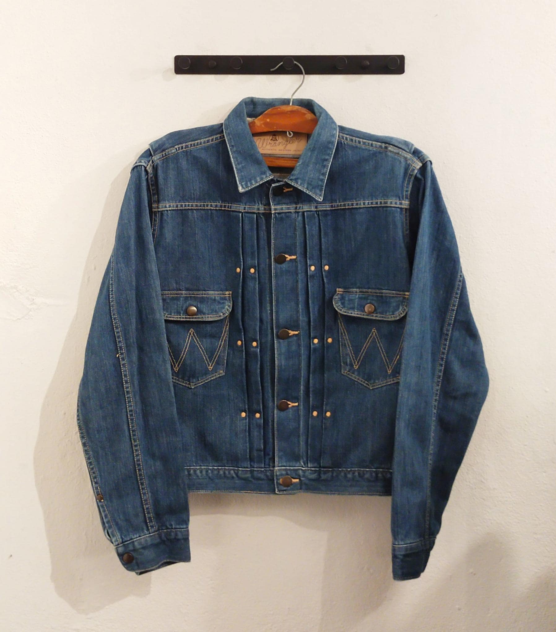 Vintage 90s Wrangler Blue Bell Lot 111MJ Selvedge Denim Jacket