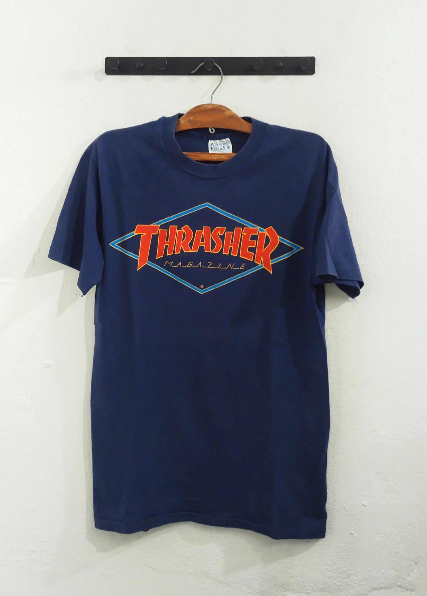 THRASHER MAGAZINE Tシャツ グレー XL 80s Hanes THRASHER MAGAZINE Tシャツ グレー XL 80s Hanes 【公式通販】