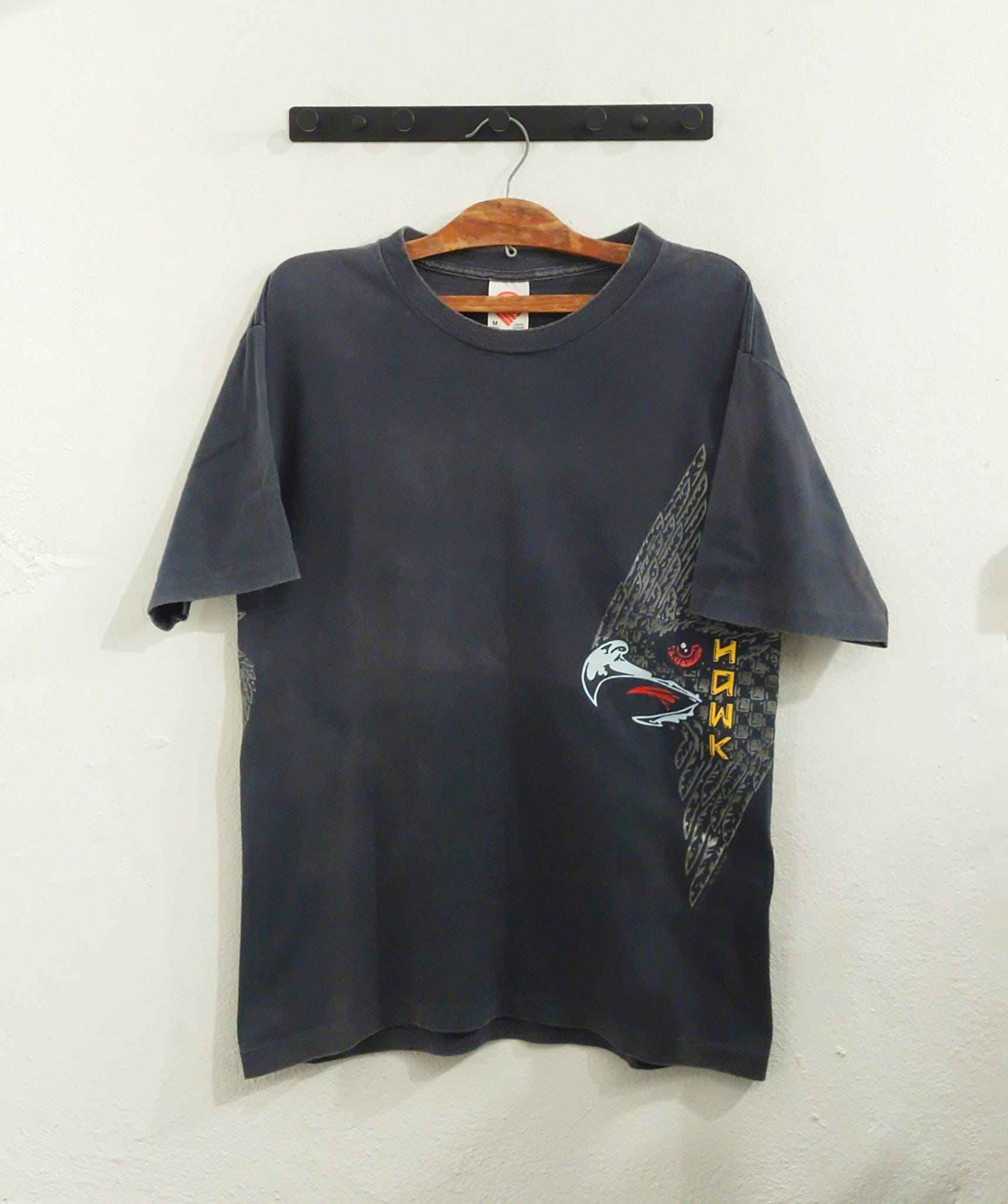 T-shirt Vintage Tony Hawk Powell Peralta Manches Longues - Taille M - Bleu