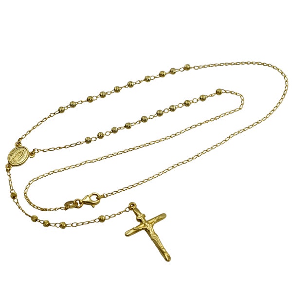 Gold Rosary Necklace - Etsy