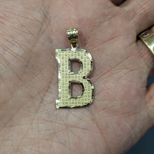 Quality Gold 14k Letter B Initial Charm C566B - Getzow Jewelers