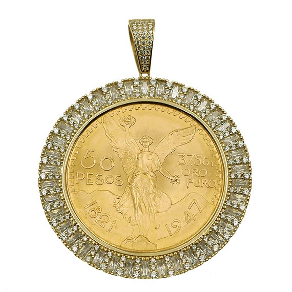 Mexican Pesos Centenario Coin Pendant 