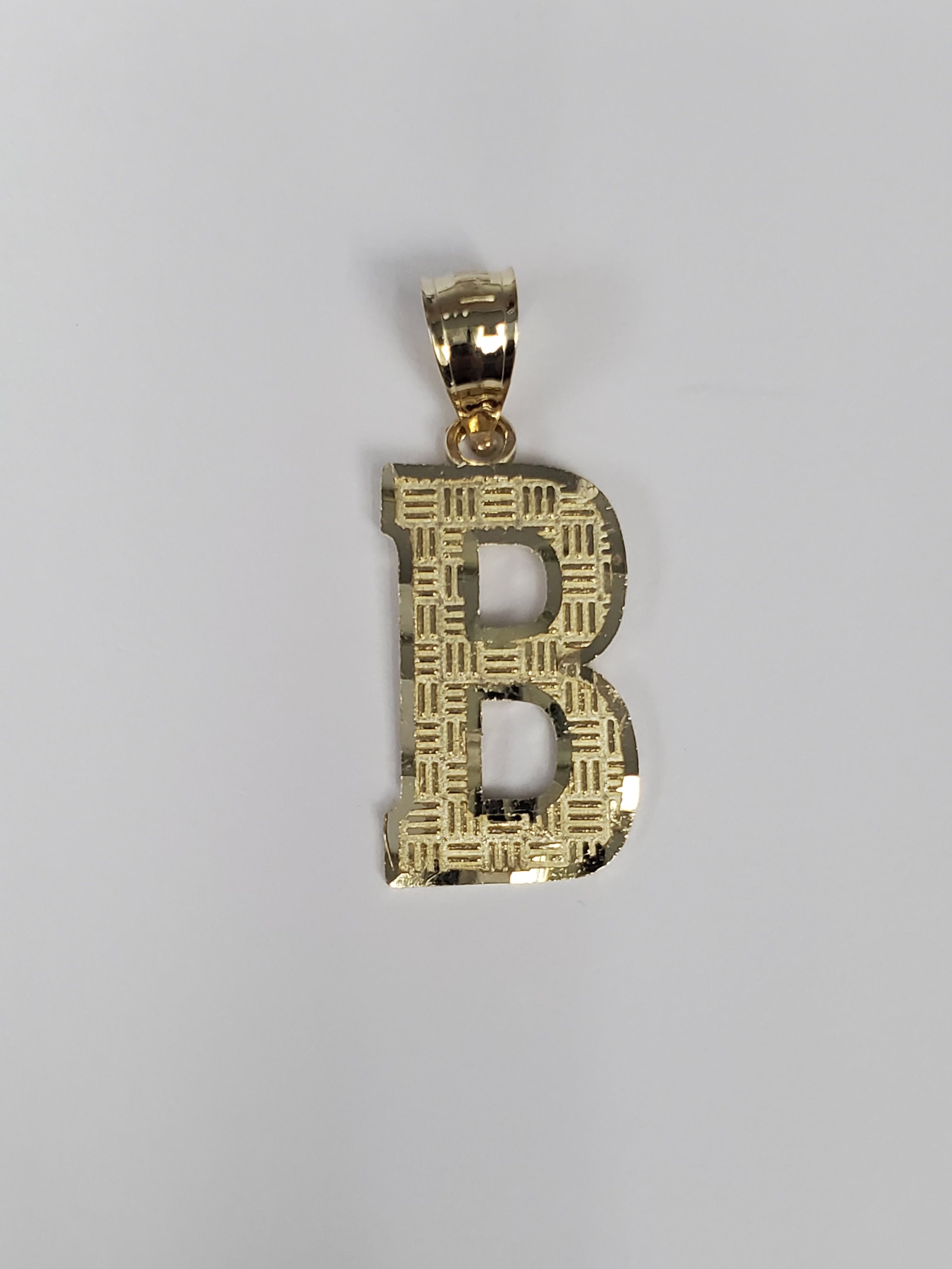 Letter b charm gold Clearance