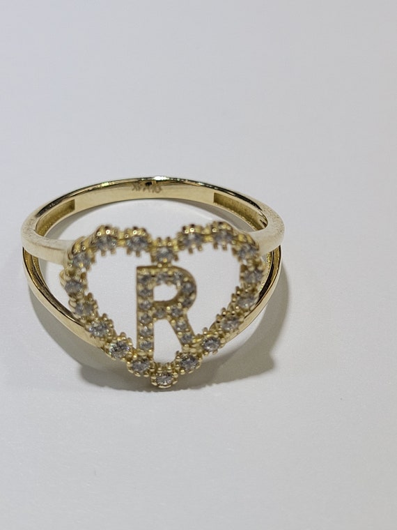 Zoë Chicco 14k Gold Pavé Diamond Initial Letter Ring – ZOË CHICCO