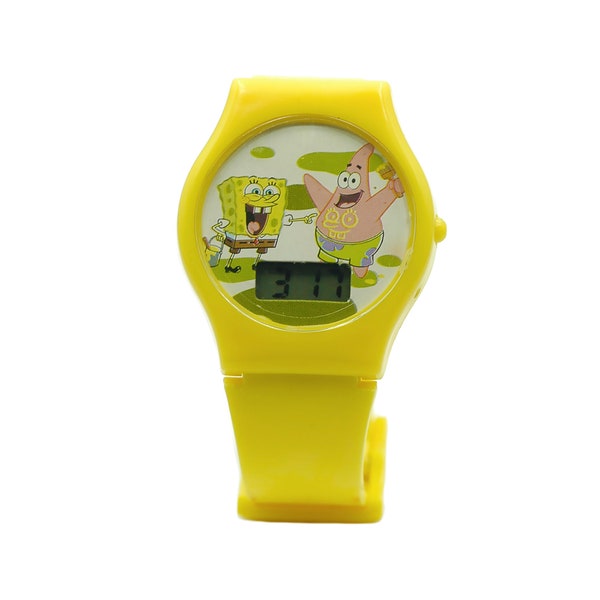 Reloj LCD para niños Bob Esponja y Patricio