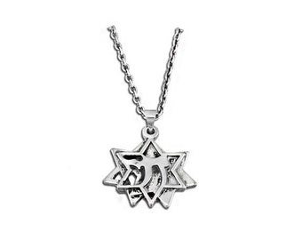 Star of David Chai Jewish Charm Pendant Necklace