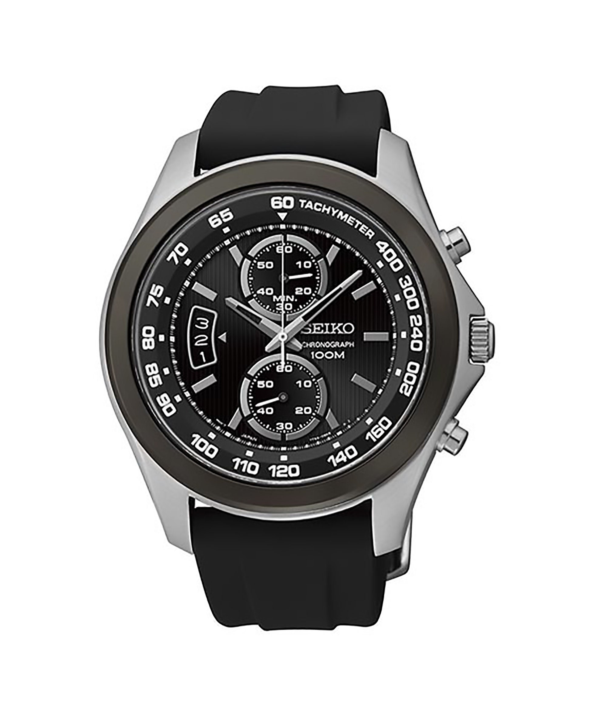 Seiko Chronograph Black Dial Mens Watch SNN257P2 - Etsy Australia