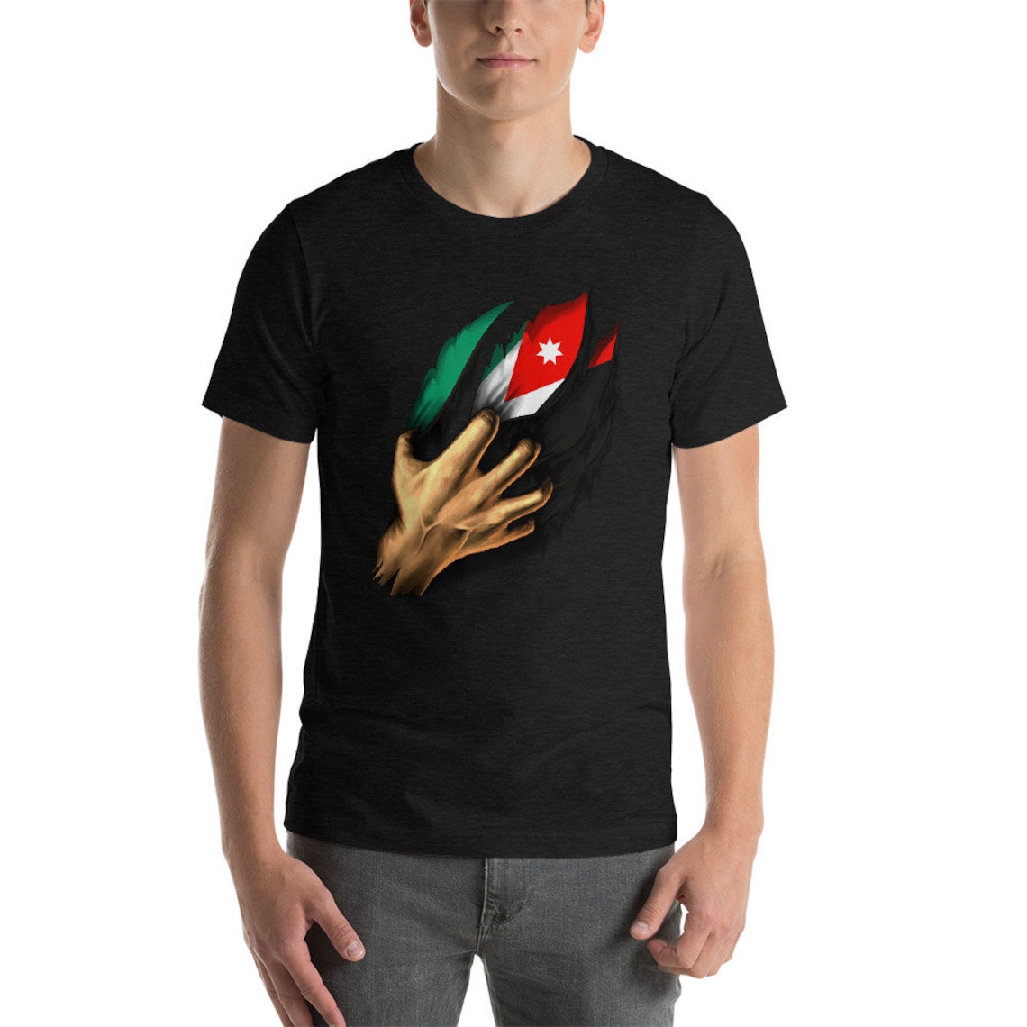 Jordanian Flag Shirt Jordanian T Shirt Jordan Shirt Jordan Etsy