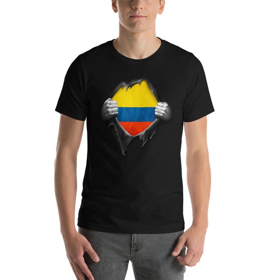 t shirt colombia soccer