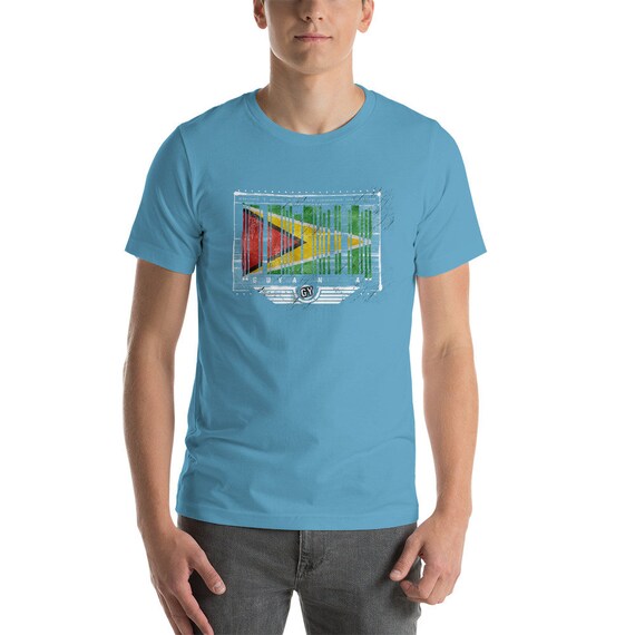 Guyanese Flag Shirt Guyanese T Shirt Made In Guyana Shirt Guyana National Flag Football Shirt Soccer Shirt Dna Gift Pride Roots