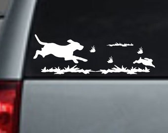 Rabbit hunting decal | Etsy