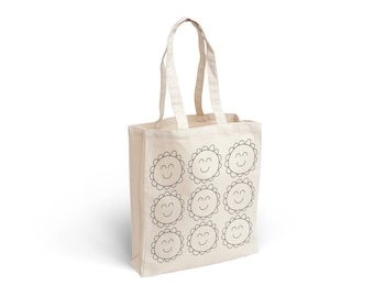Fabric bag with margaritas design