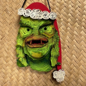 Santa Creature of The Black Lagoon Ornament