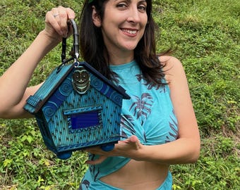 Blue Lite-up Tiki Hut Purse!