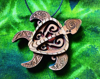 Honu Refrigerator Magnet Turtle - Hawaiian Symbol of Wisdom and Good Luck
