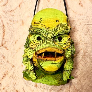 Creature of The Black Lagoon Ornament _Hand painted