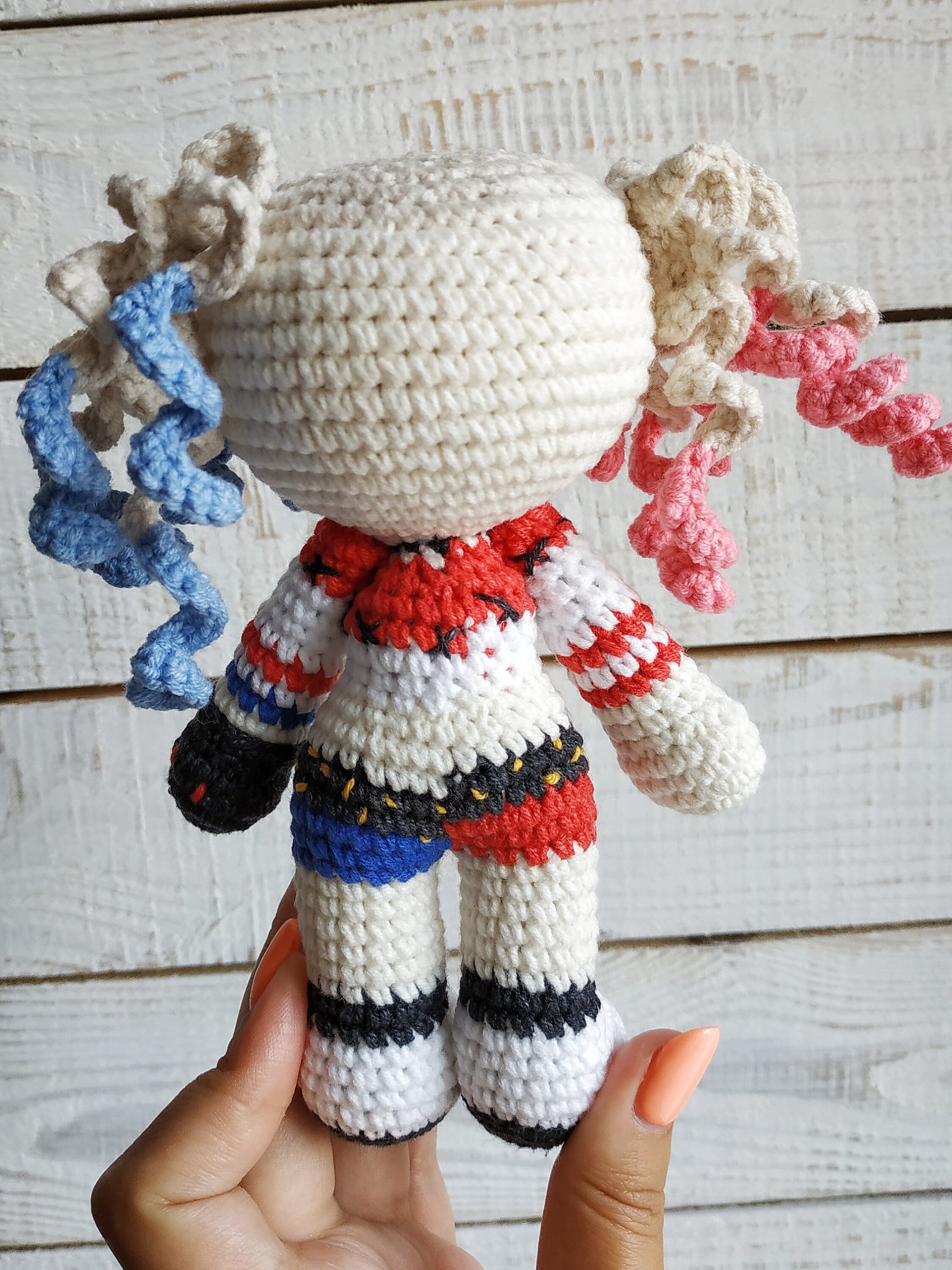 Harley Quinn crochet pattern PDF Amigurumi superhero doll Etsy