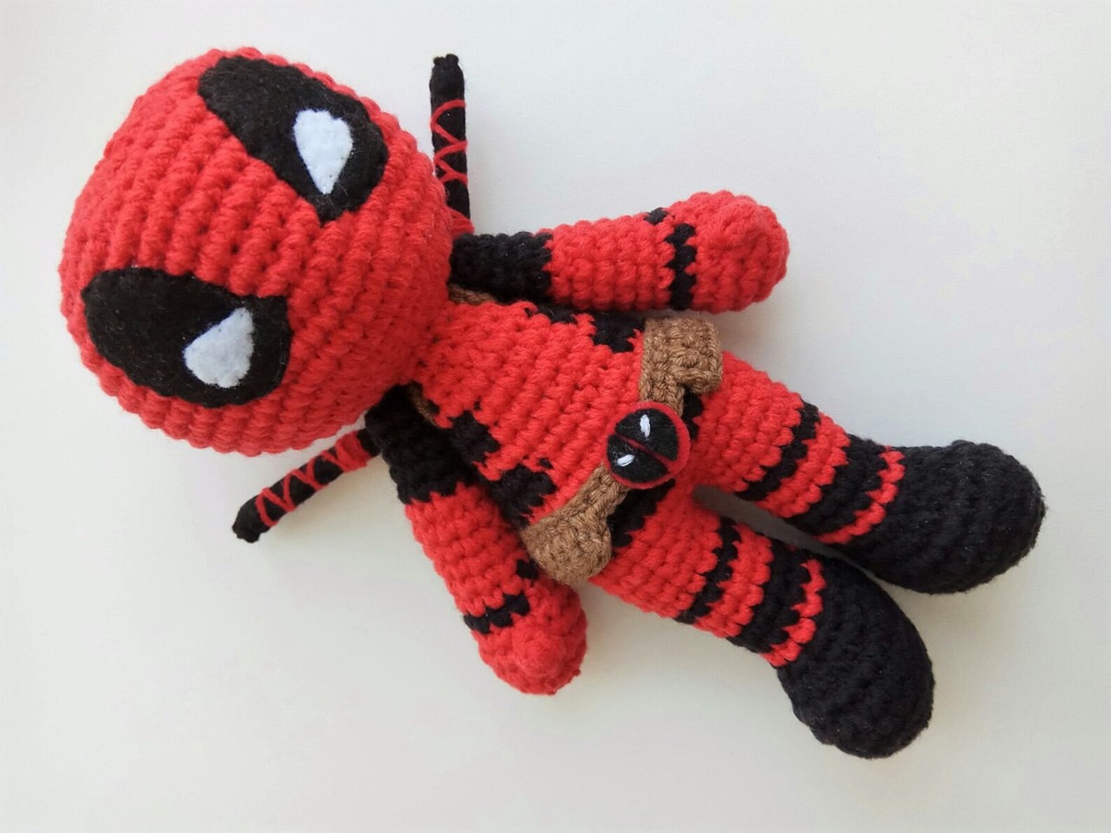 Deadpool Crochet Pattern PDF Amigurumi Superheroes Comics Etsy
