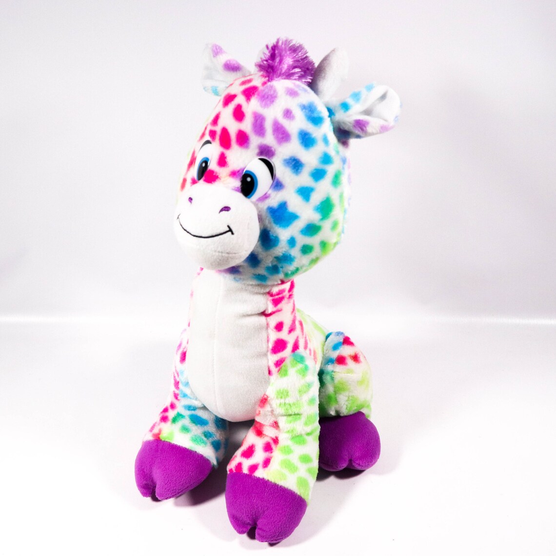 22 Tall Rainbow Giraffe Stuffed Animal Toy Plush by | Etsy