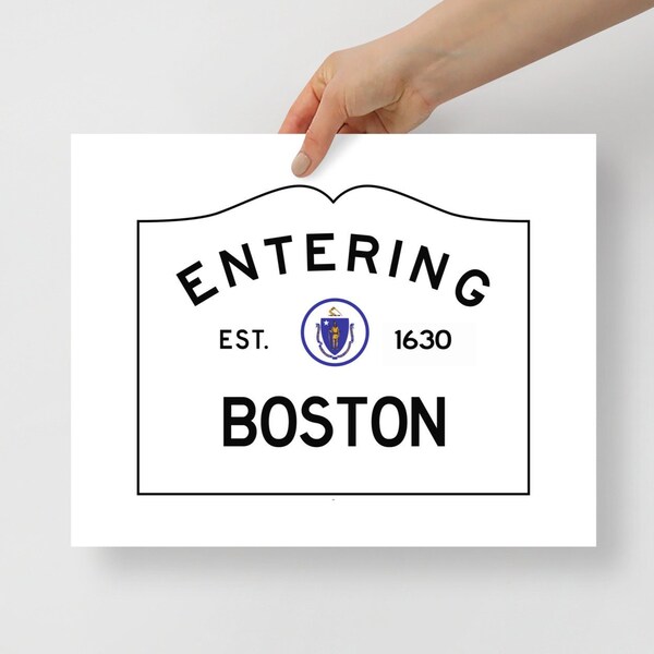 Boston Wall Art Etsy