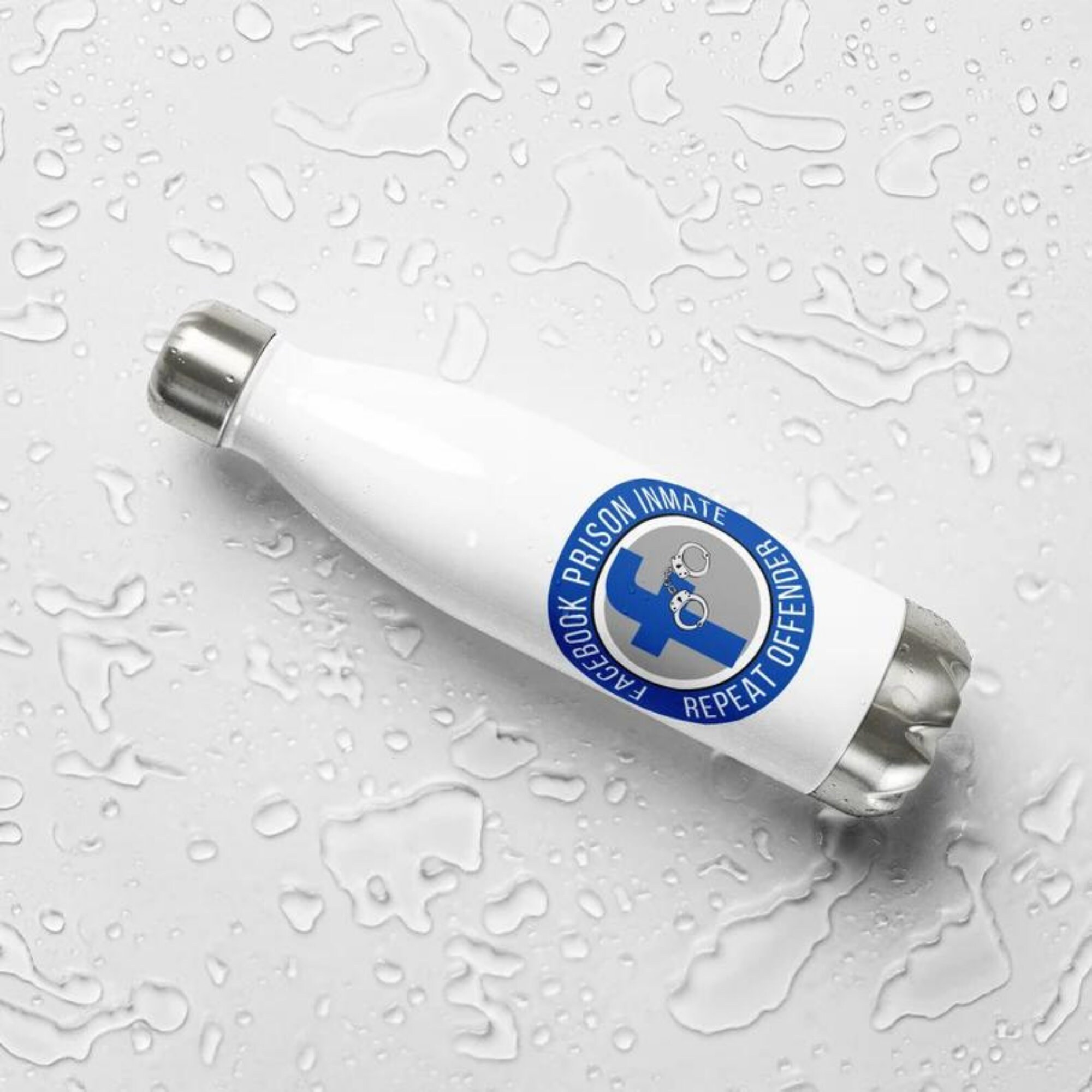 FB Jail Water Bottle FB Prison Inmate Repeat Offender Gag Etsy