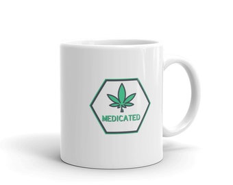 Stoner Mug, Stoner Gift for Men, 420Gifts for Women, Cannabiss Gift for Wake and Bake, Medical Marijuana Ceramic Mug, Funny Gift for Friend