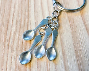 Extra Spoons, Spoonie Keychain Gift for Daughter, Chronic Pain Gift for Friend, Invisible Illness Gift for Sister, Save Your Spoons