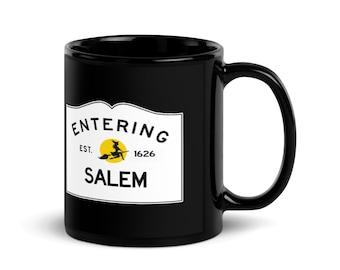 Salem Witch Mug, Witchy Woman Gift for Girlfriend, Halloween Everyday Everything, Witchy Vibes Gift for Sister