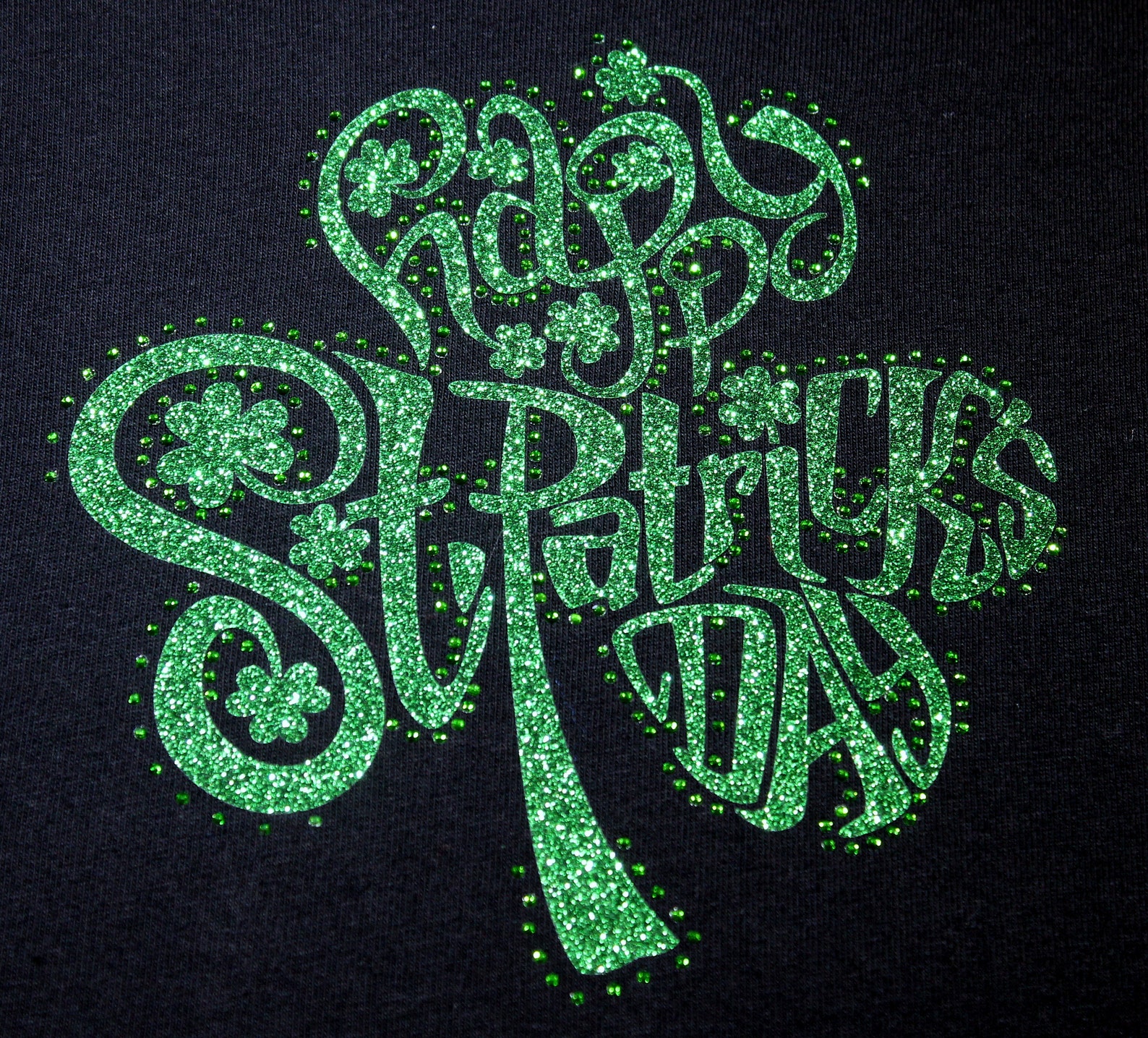 bling st pattys day shirts
