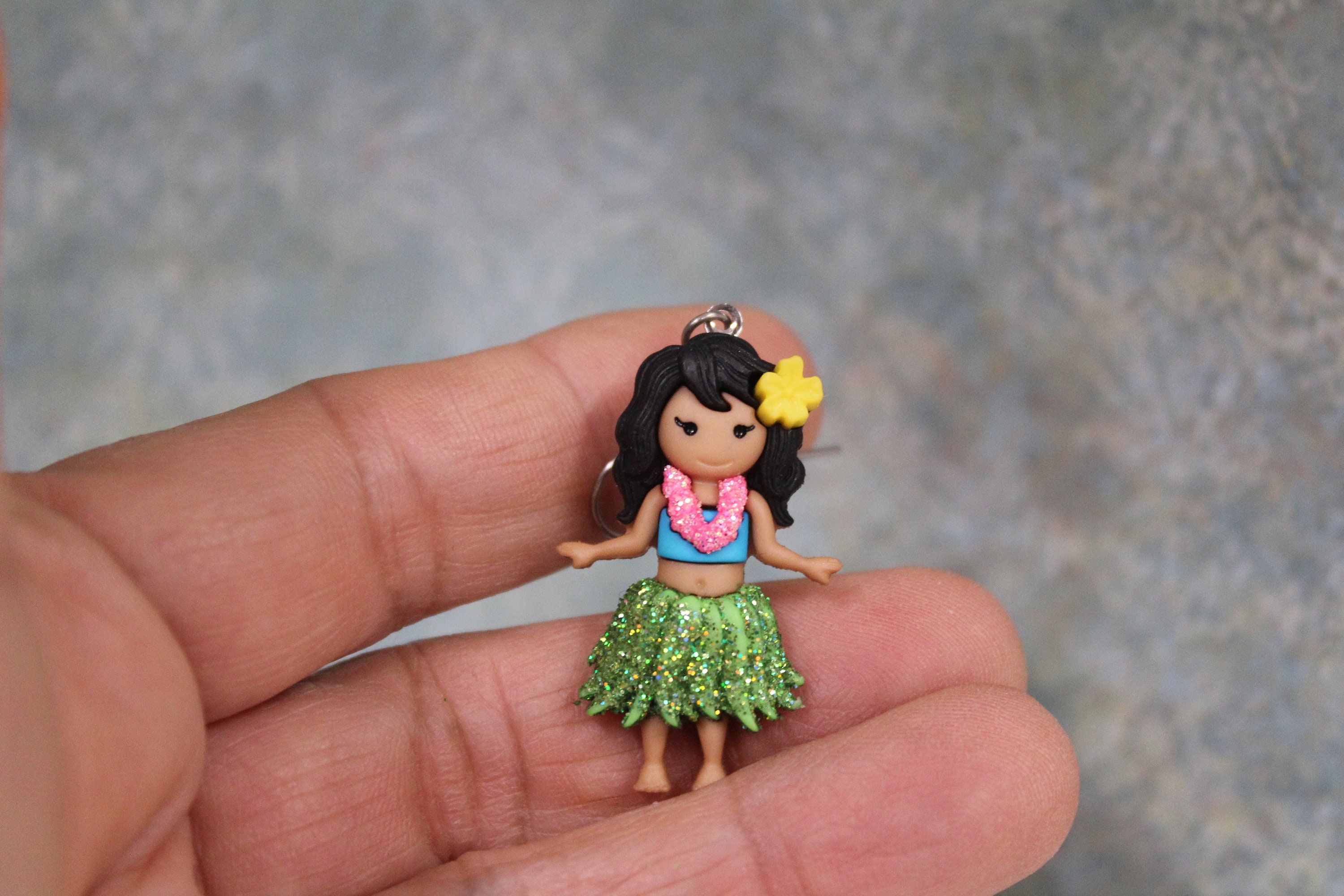 Hawaiian Girls Hula Girl Hawaii Earrings Vacation Fun Aloha Etsy