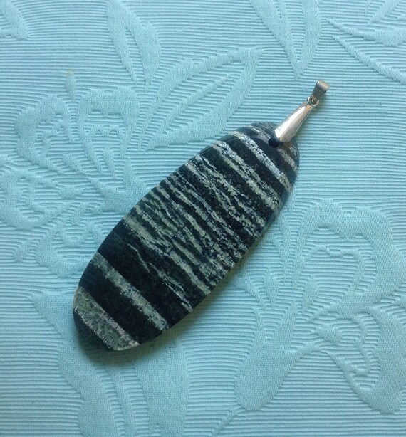 Zebra Jasper Stone Pendant - image 2