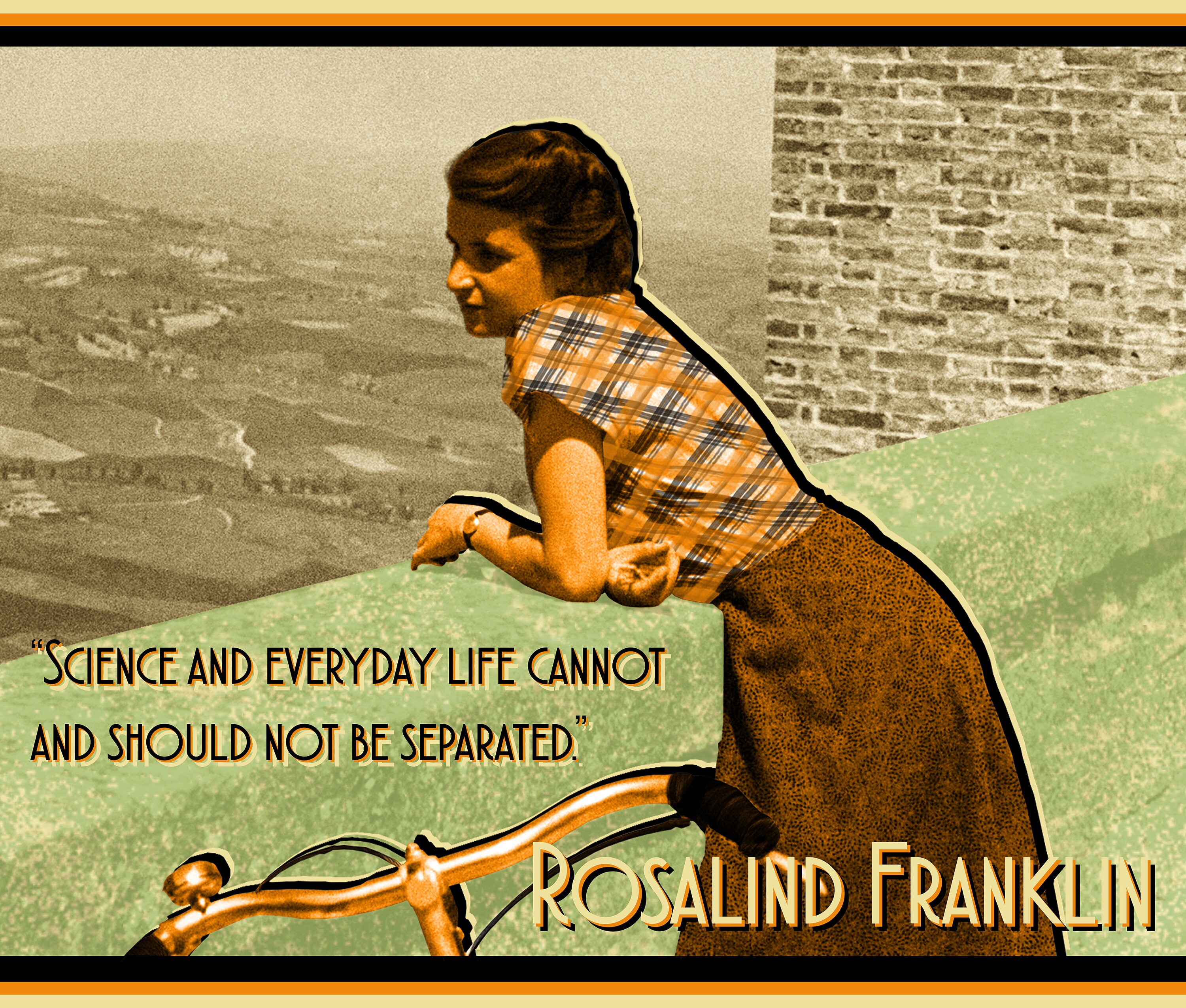 Rosalind Franklin Portrait With Quote Etsy