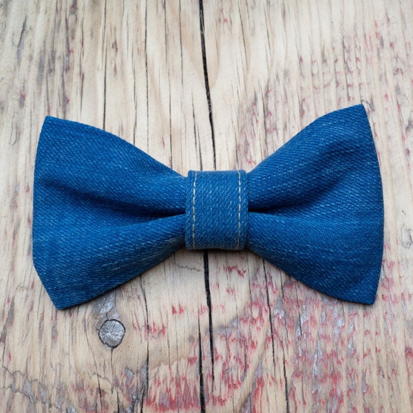 Herrenfliege upcycling, Jeans, madebyesposito, Schleife, bow ties, handgemacht, Hochzeit, Geschenk, Herren Accessoires, Unikat