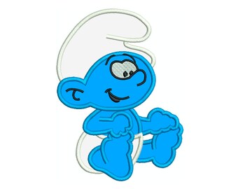 smurf baby shower invitations