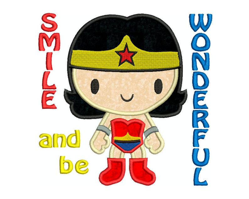 Superhero machine applique embroidery girls  etsy Superhero machine applique embroidery girls  etsy