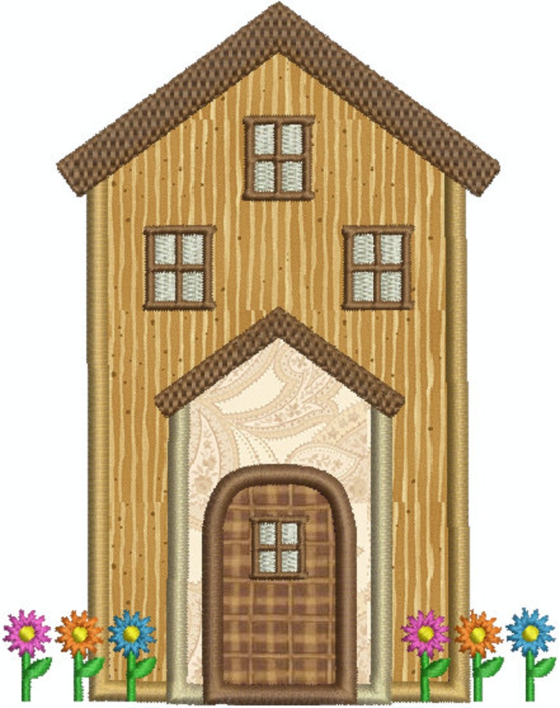 House Home Machine Applique Embroidery Etsy