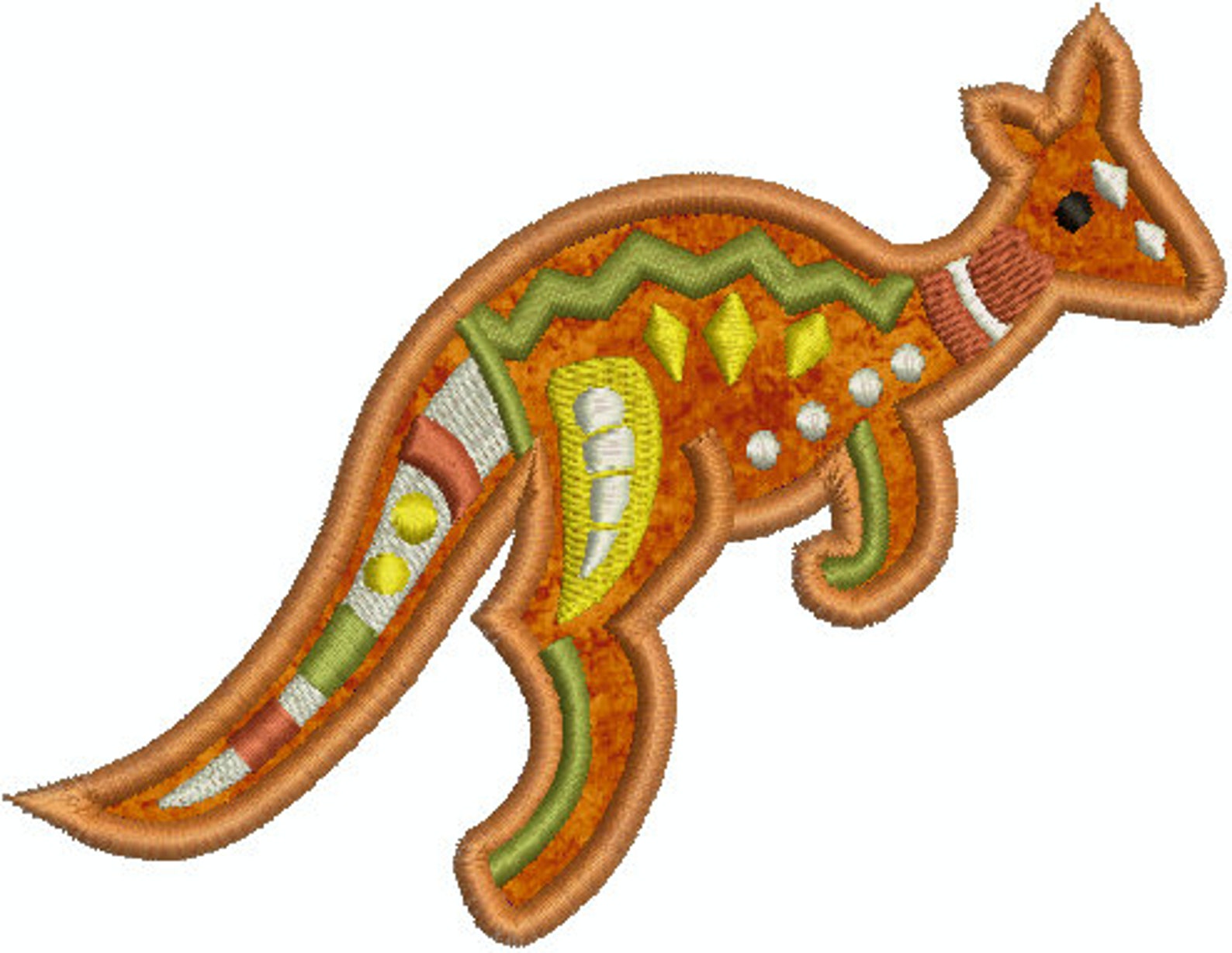 Native Australian Animals Machine Applique Embroidery Etsy