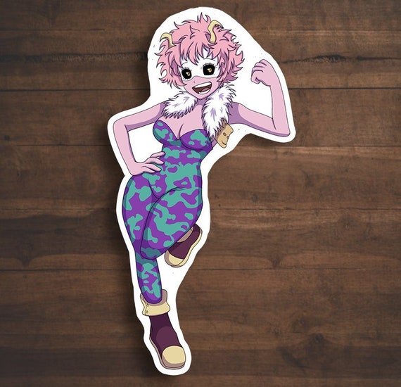 Mina Ashido Sticker My Hero Academia Etsy