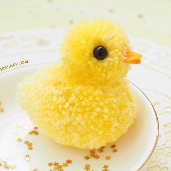 Pompom Duckling - Duckling Keychain - Gift For Her - Gift for Pet Lovers - Duckling - Duck