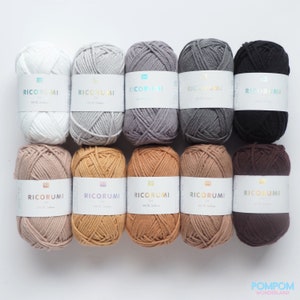 Creative Ricorumi Cotton Yarn DK 25gr (Natural Tone)