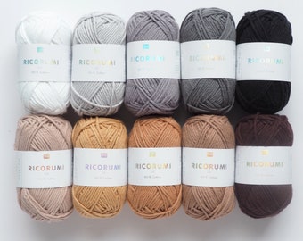 Creative Ricorumi Cotton Yarn DK 25gr (Natural Tone)