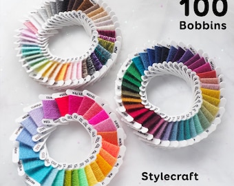 Yarn Bobbins - Full Set of 100 Stylecraft Special DK