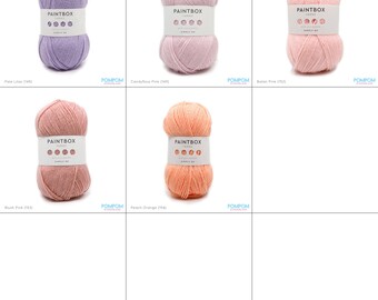 Paintbox Yarns Cotton DK Yarn (100% Cotton) - #450 Candyfloss Pink