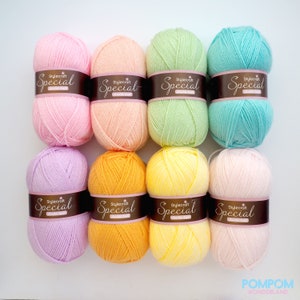 Stylecraft Yarns Special DK - Pastel Tone - Acrylic Yarns