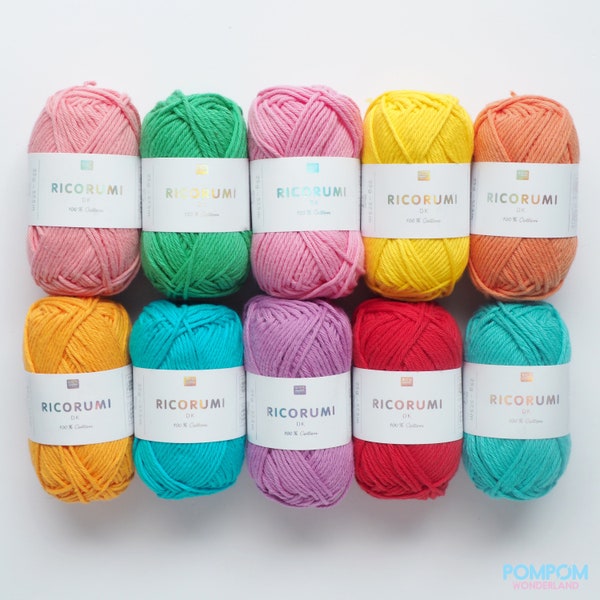 Creative Ricorumi Cotton Yarn DK 25gr (Sweet Tone)