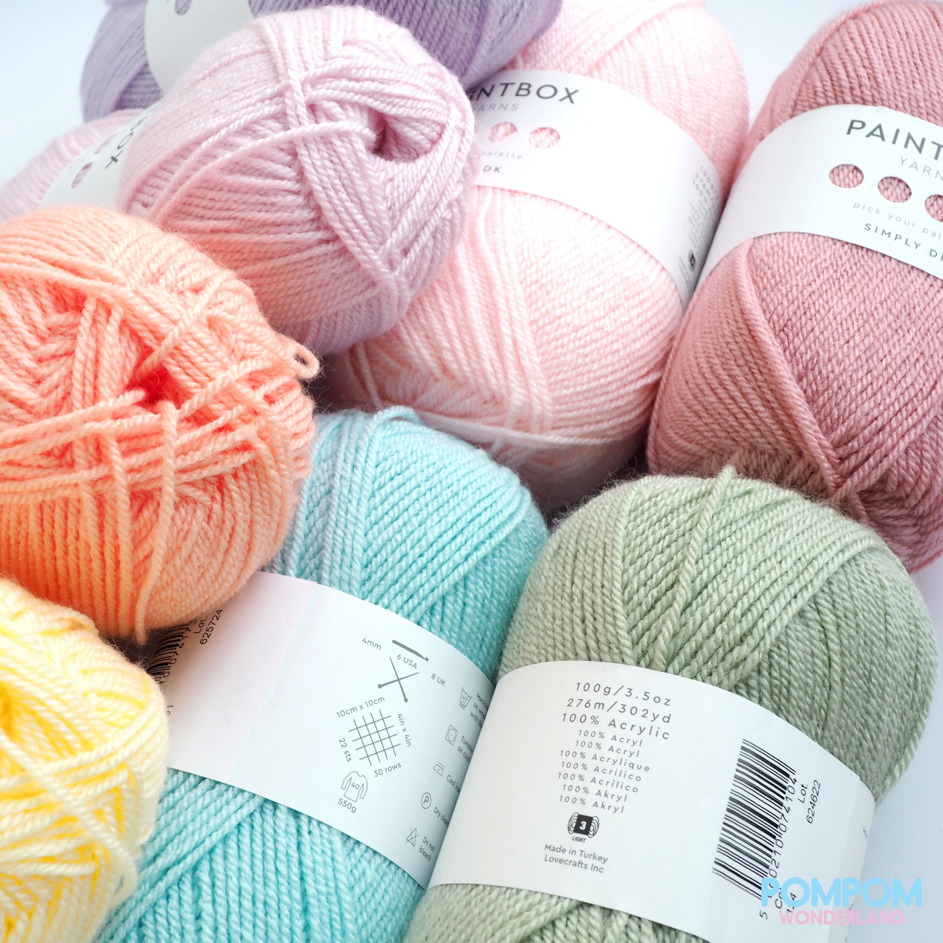 Paintbox Yarns Simply DK Pastel Tone Acrylic Yarns Etsy