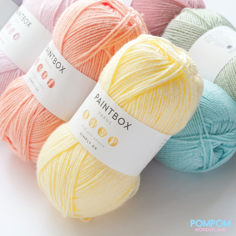 Paintbox Yarns Simply DK Pastel Tone Acrylic Yarns Etsy